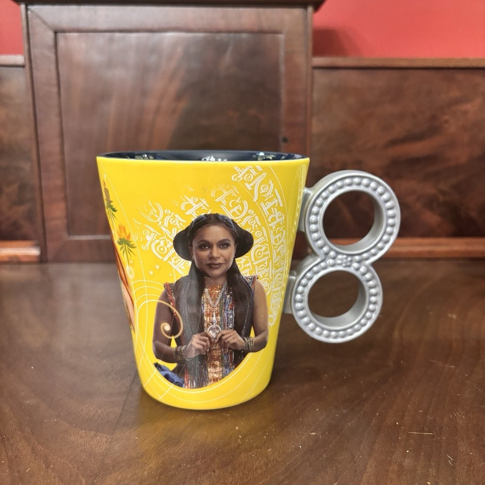Disney A Wrinkle in Time Mug Mrs Which Whatsit Who Figural Handle Yellow
